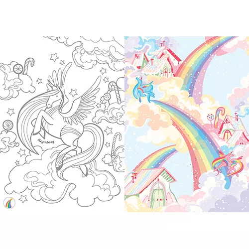 Uitgeverij Usborne Krasplaatjesboek Eenhoorns - Afbeelding 3