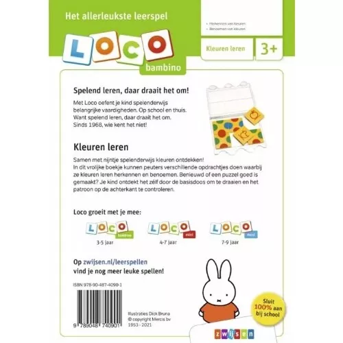 Uitgeverij Zwijsen Loco Bambino Nijntje - Ik Leer Kleuren - Afbeelding 2