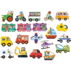 Vilac Magneten Voertuigen (20st)