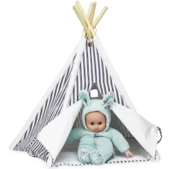 Vilac Mini Tipi Wigwam - Blauw Gestreept